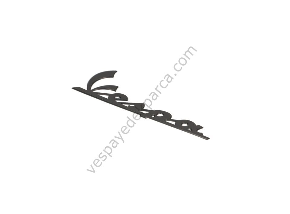 YAZI ''VESPA'' MAT SİYAH PANEL ARKA VESPA