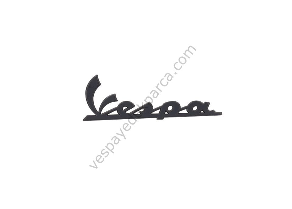 YAZI ''VESPA'' MAT SİYAH PANEL ÖN VESPA GTS-GTV