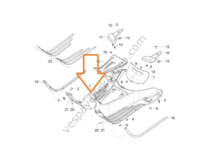 PANEL AYAK MAVİ PRİMAVERA